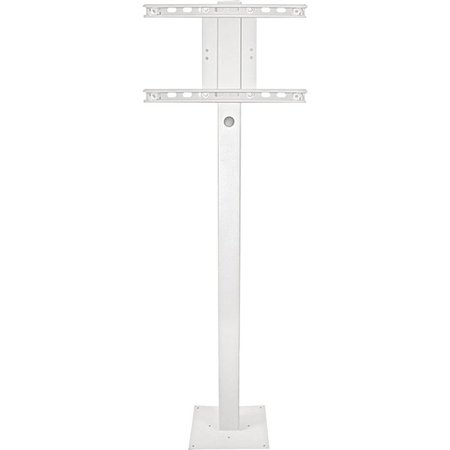 SUNBRITETV Deck Planter Pole - Tvs Up To 65 - Wht SB-DP46XA-WH